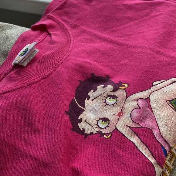 Universal Studios 2000 Betty Boop pink vintage short sleeve tee 100% cotton. - Picture 12 of 12